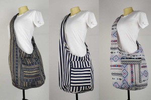 Crossbody Bag Messenger Bag with Variety of Thai Style Patterns